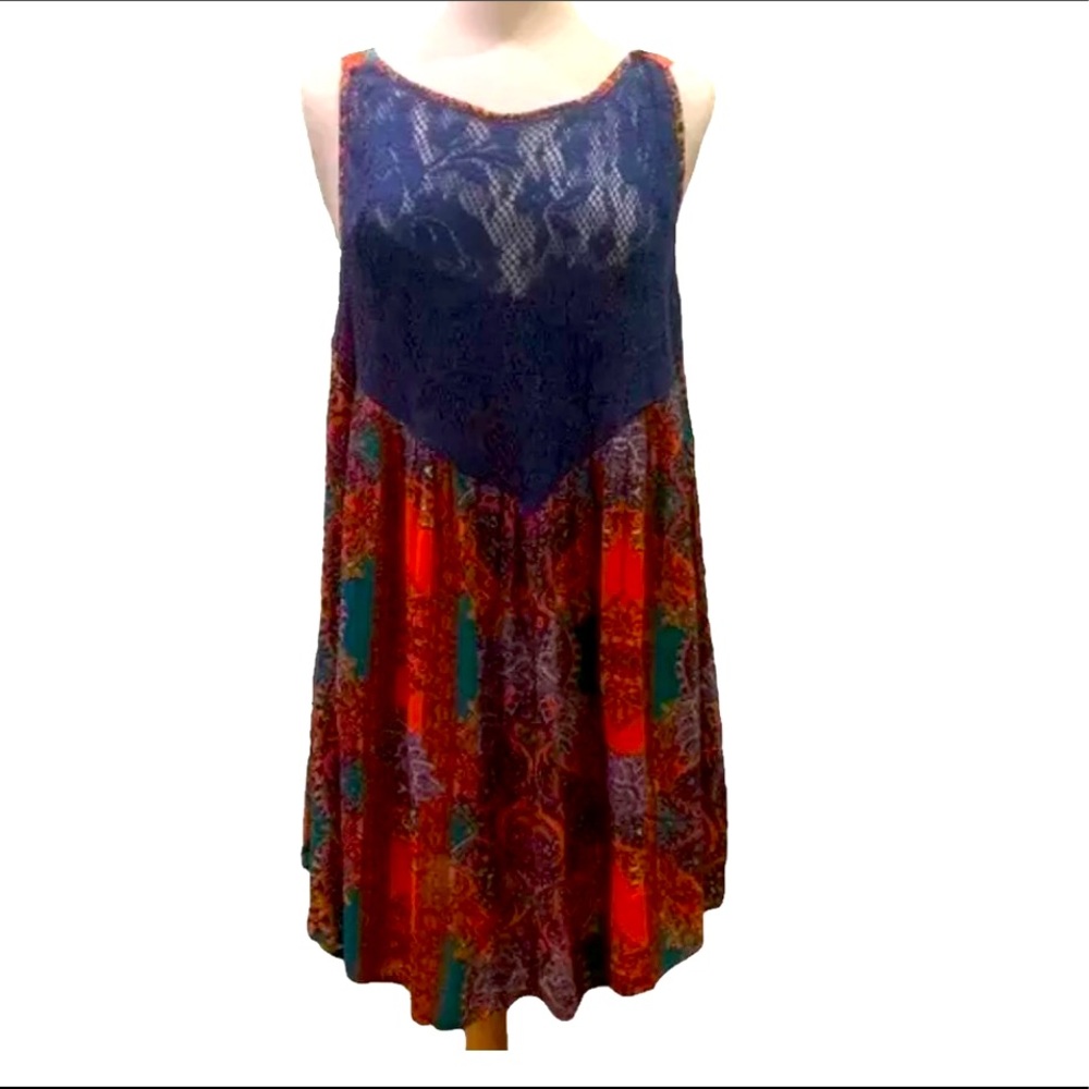Free People Count Me In Trapeze Tunic SZ M NWT - Picture 2 of 6